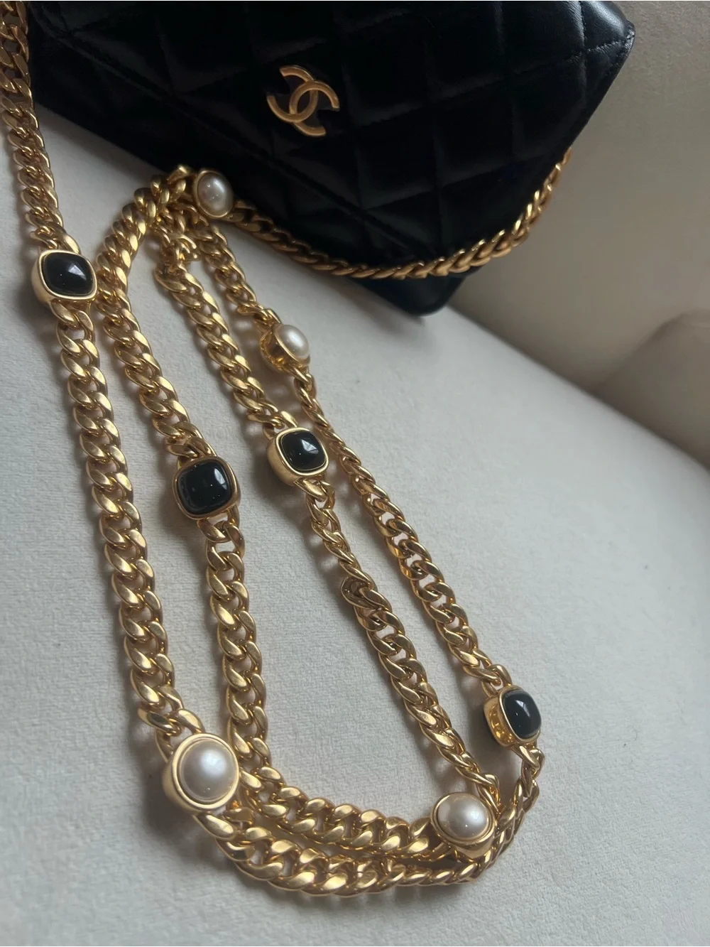 NEW🔥Chanel Pearl Wallet on Chain Crossbody